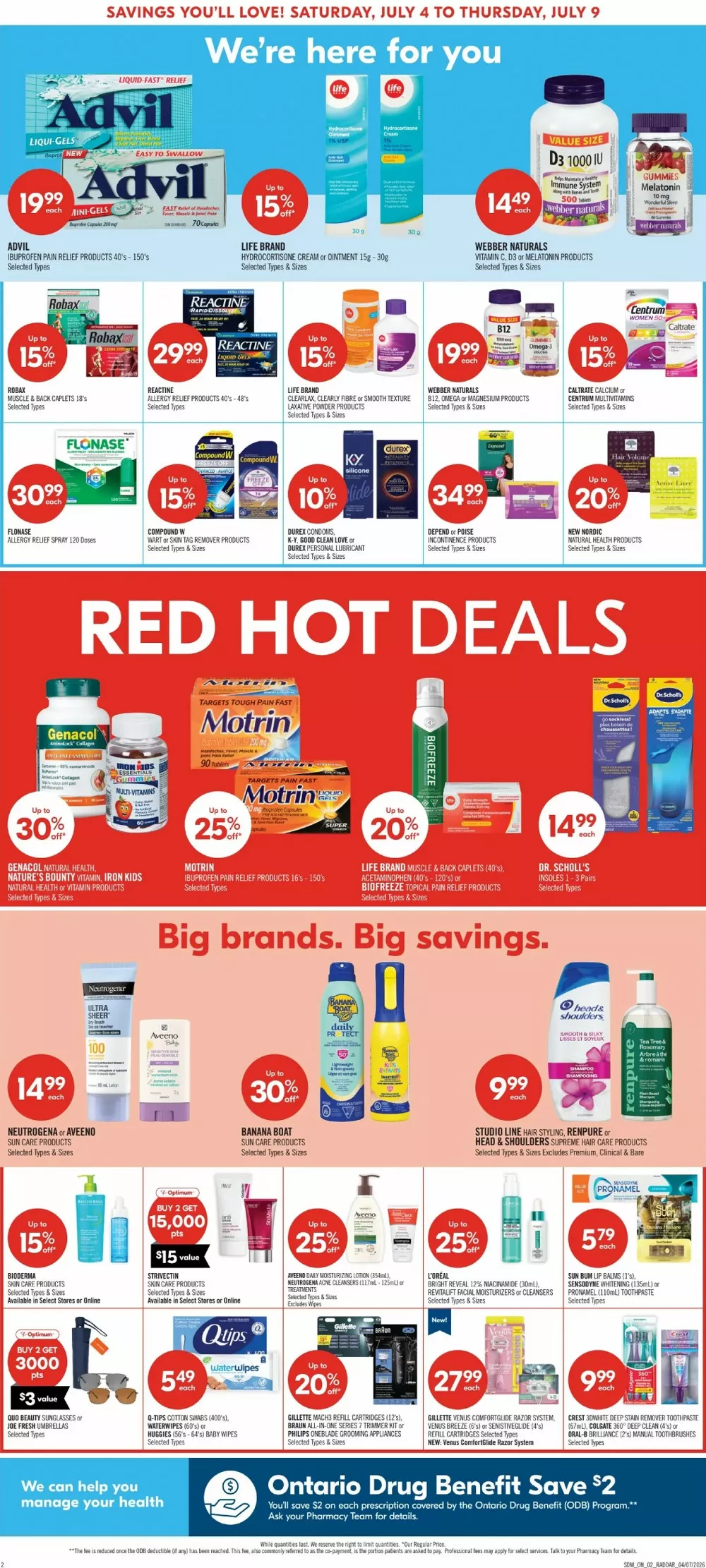 Shoppers Drug Mart Flyer July 18 - 24, 2026 - Image 2 July 4 - 10