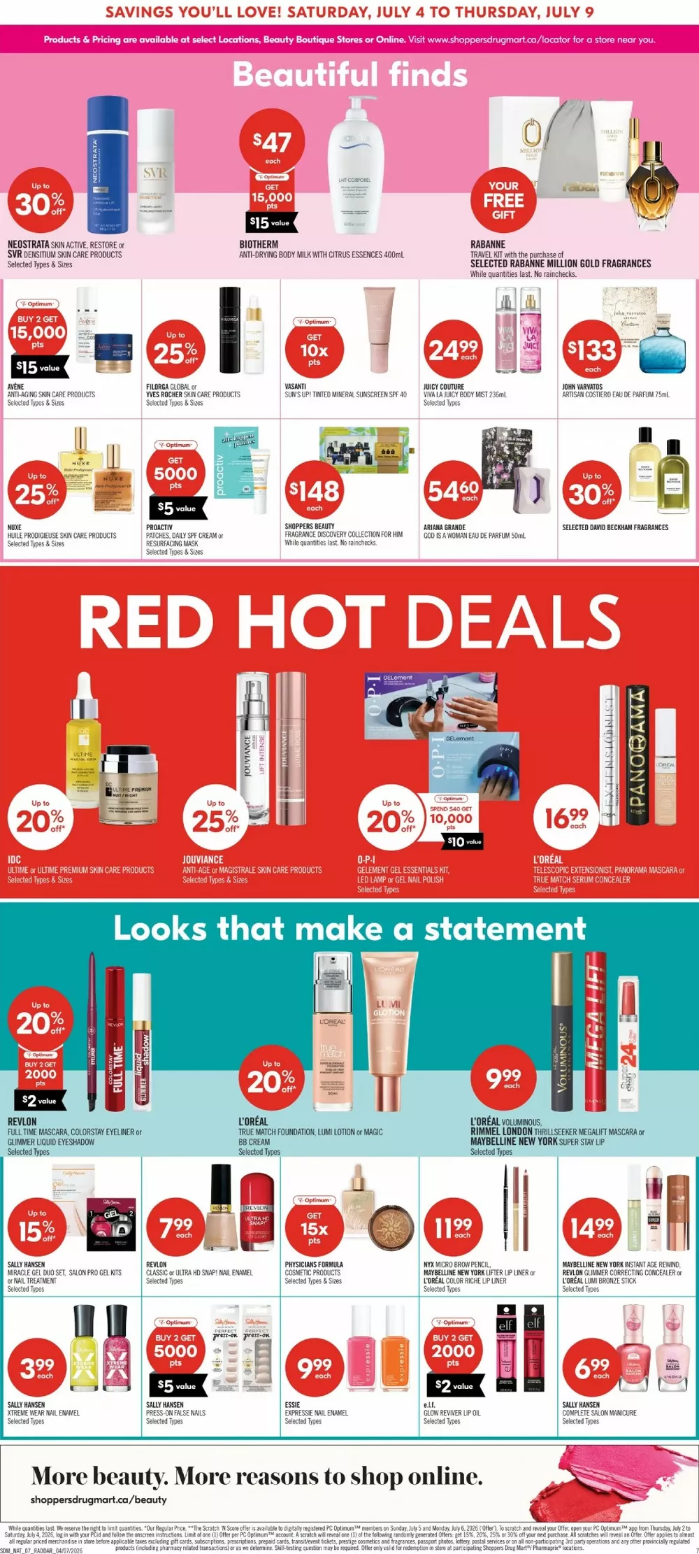 Shoppers Drug Mart Flyer July 18 - 24, 2026 - Image 1 July 4 - 10