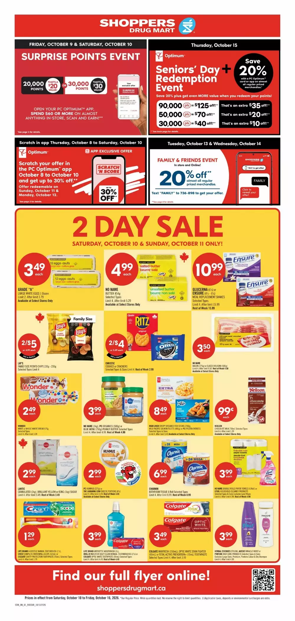Shoppers Drug Mart Upcoming Flyer (Oct 10 - 16, 2026) - Image 1 Oct 10 - 16