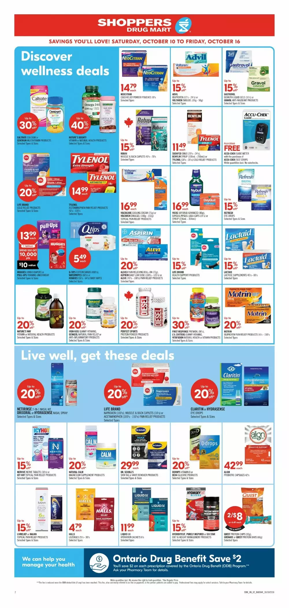 Shoppers Drug Mart Upcoming Flyer (Oct 10 - 16, 2026) - Image 1 Oct 10 - 16