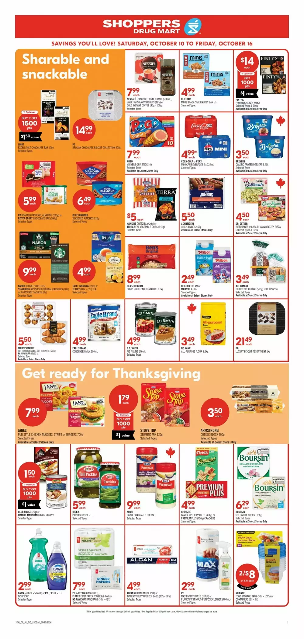 Shoppers Drug Mart Upcoming Flyer (Oct 10 - 16, 2026) - Image 2 Oct 10 - 16