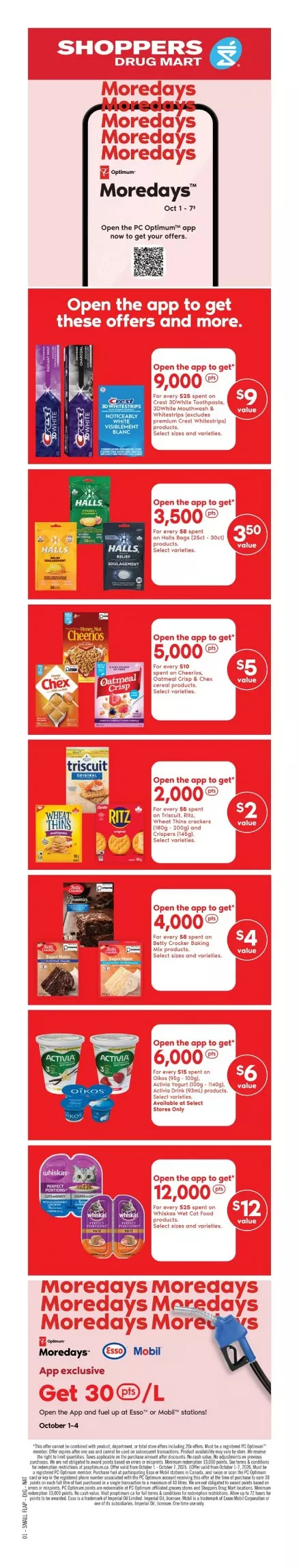 Shoppers Drug Mart Upcoming Flyer (Oct 10 - 16, 2026) - Image 1 October 3 - 9