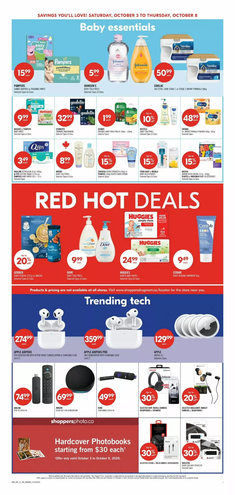 Shoppers Drug Mart Upcoming Flyer (Oct 10 - 16, 2026) - Image 1 October 3 - 9