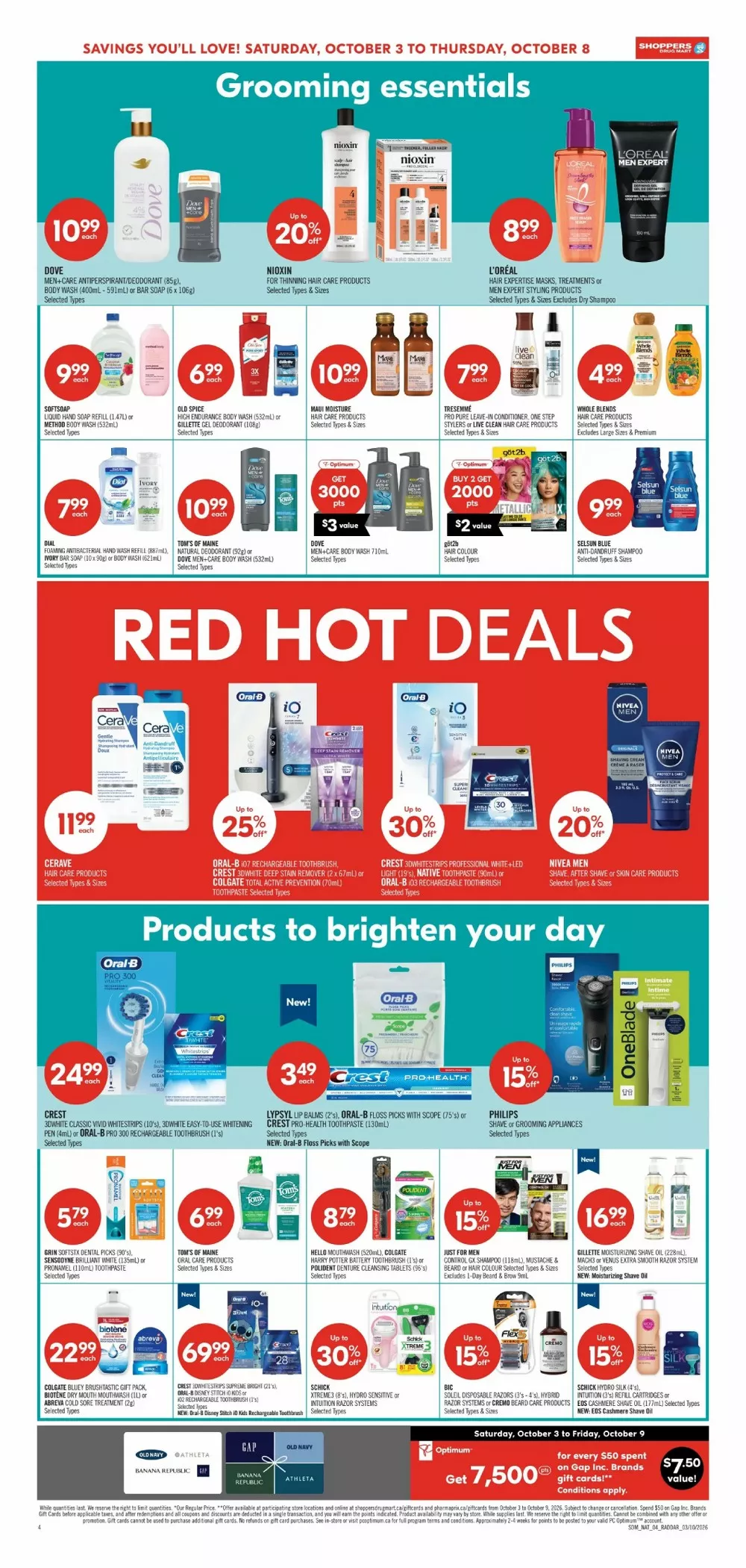 Shoppers Drug Mart Upcoming Flyer (Oct 10 - 16, 2026) - Image 2 October 3 - 9