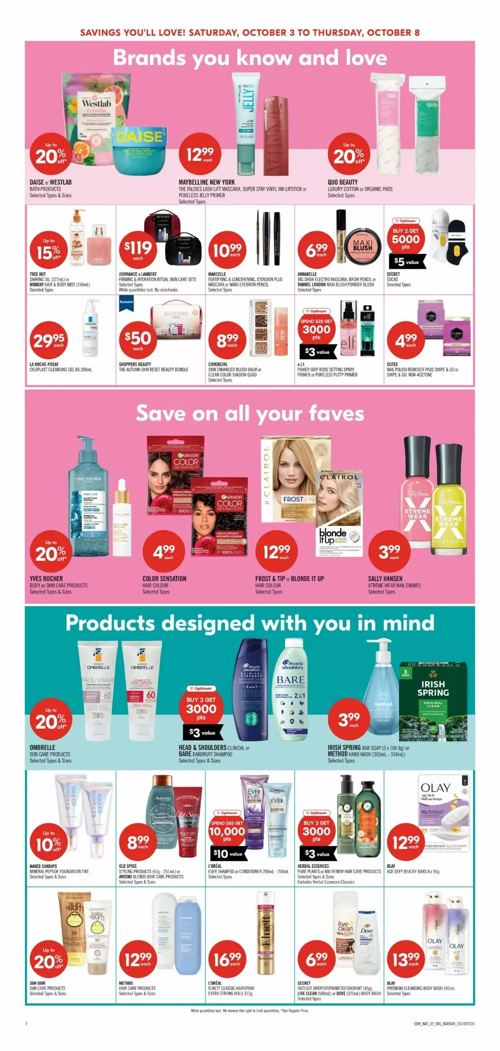 Shoppers Drug Mart Upcoming Flyer (Oct 10 - 16, 2026) - Image 2 October 3 - 9