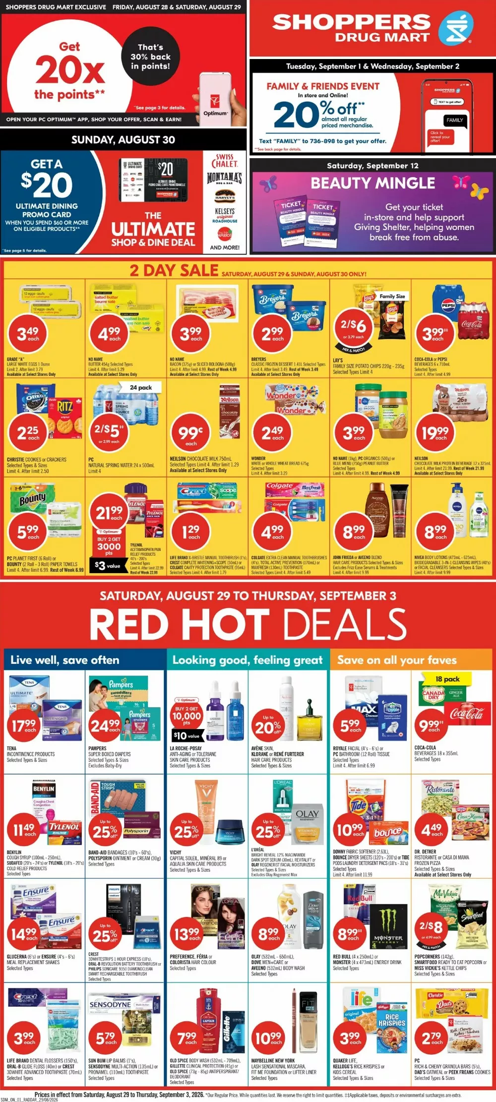 Shoppers Drug Mart Flyer August 29 - September 3, 2026 - Image 1 Aug 29 - Sep 4