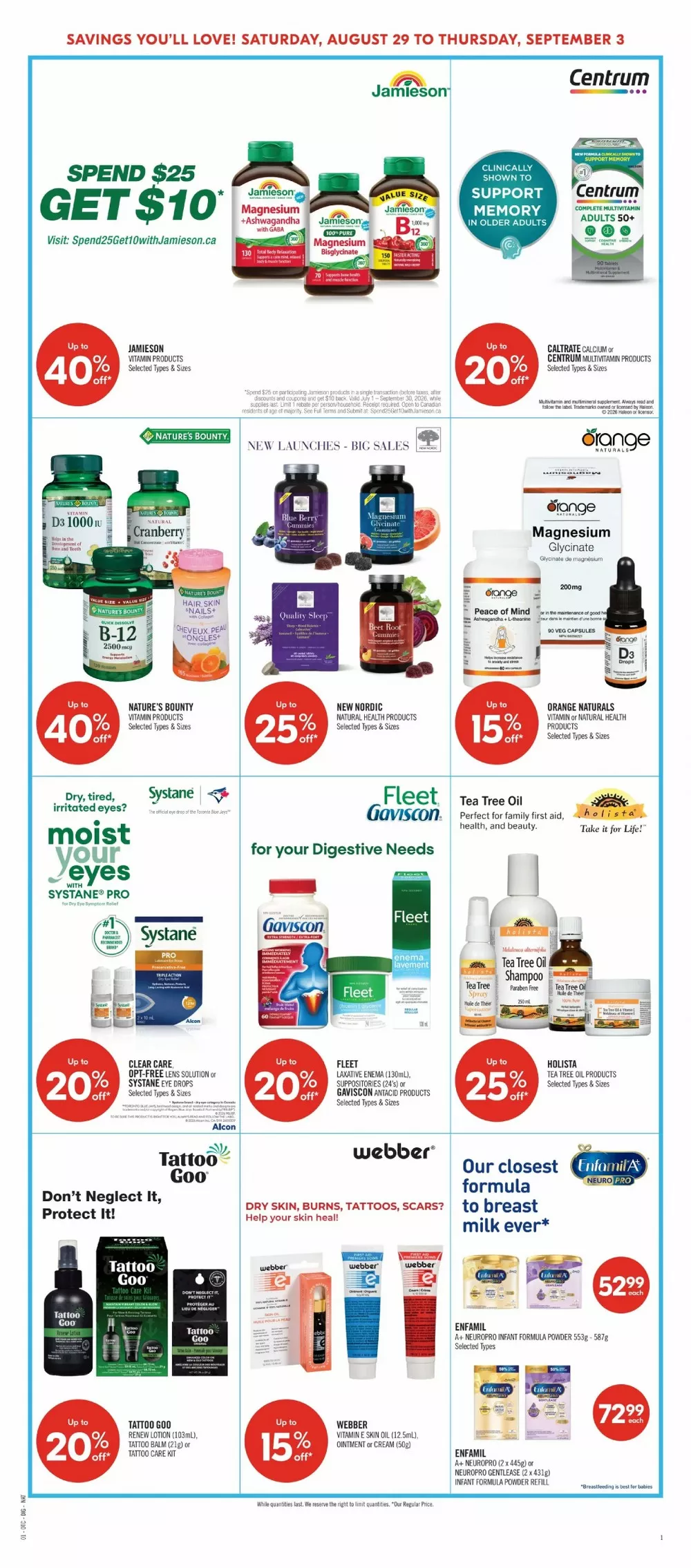 Shoppers Drug Mart Flyer August 29 - September 3, 2026 - Image 1 Aug 29 - Sep 4