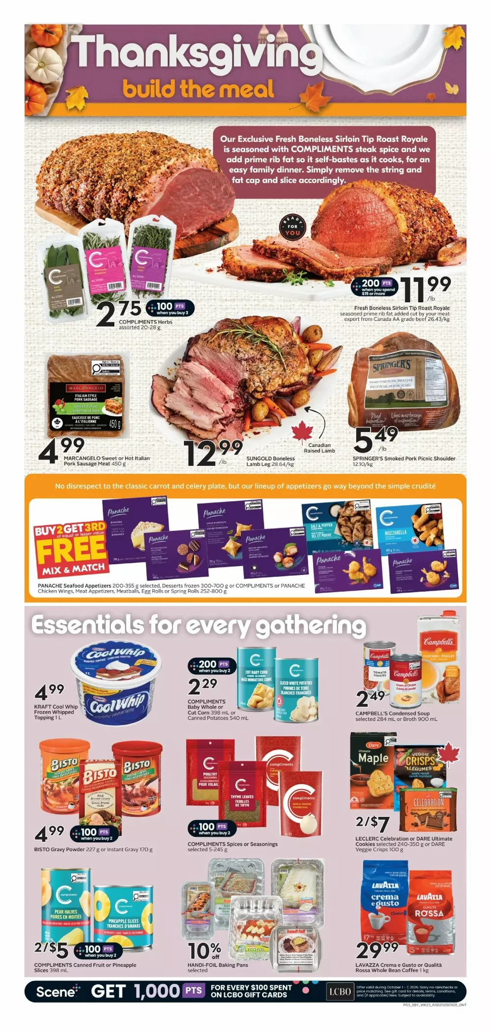 Sobeys Upcoming Flyer (Oct 8 – 14, 2026) Sneak Peek - Image 1 October 1 - 7