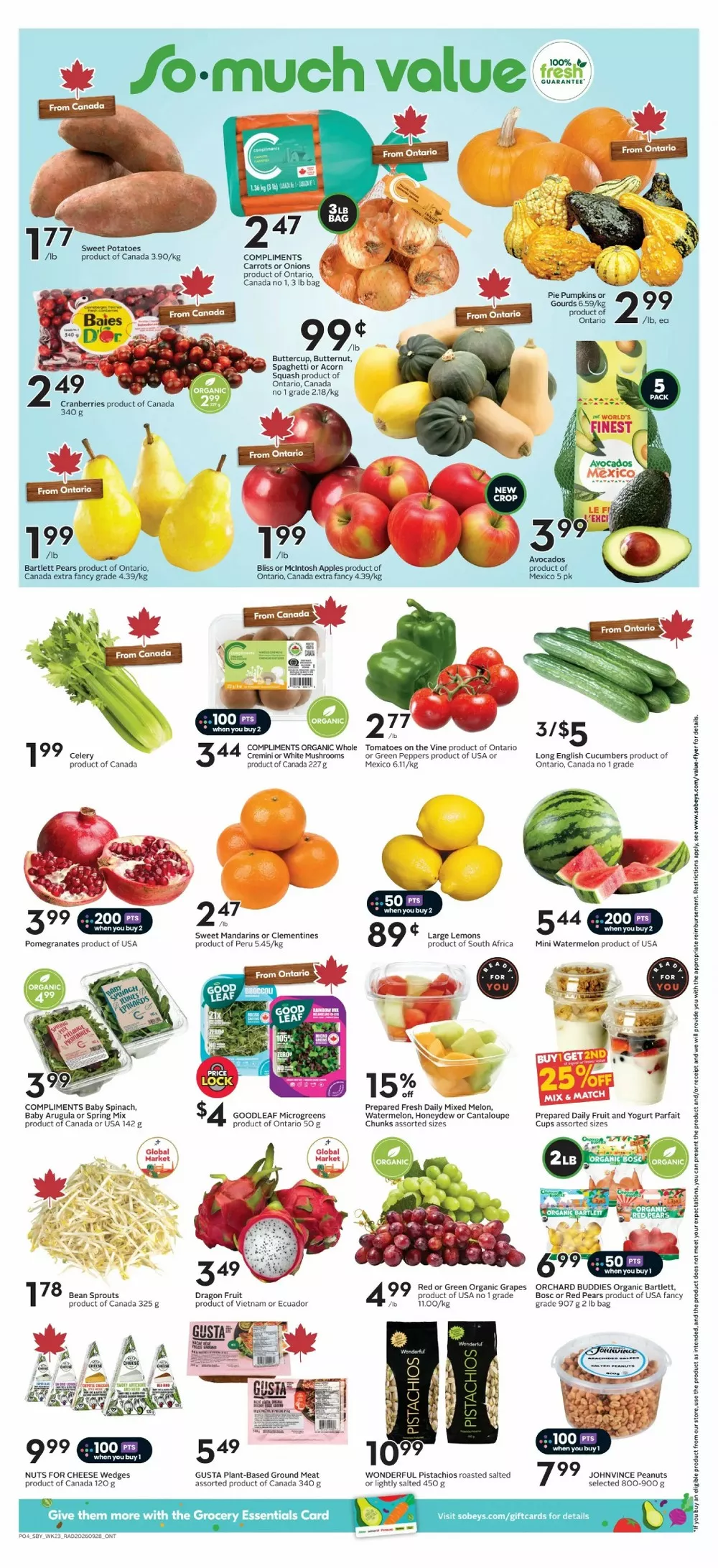 Sobeys Upcoming Flyer (Oct 8 – 14, 2026) Sneak Peek - Image 2 October 1 - 7