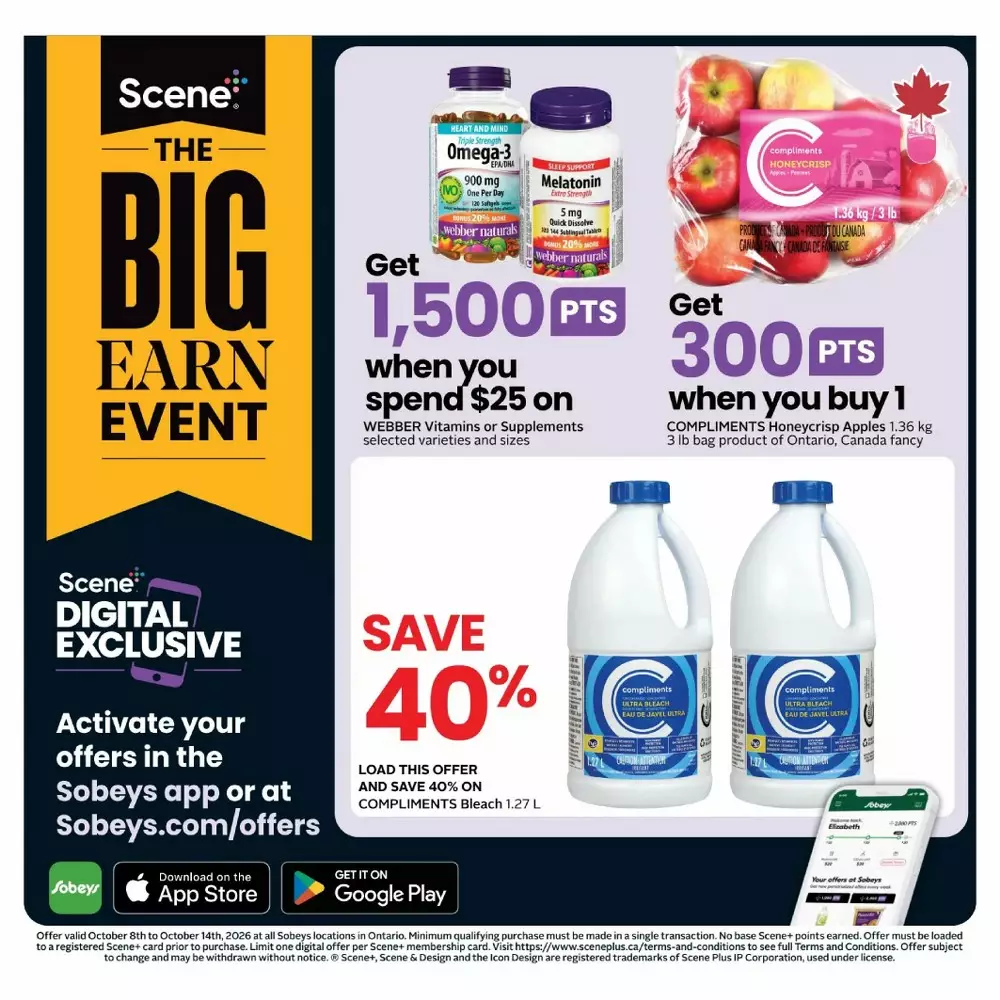 Sobeys Upcoming Flyer (Oct 8 – 14, 2026) Sneak Peek - Image 2 Oct 8 - 14