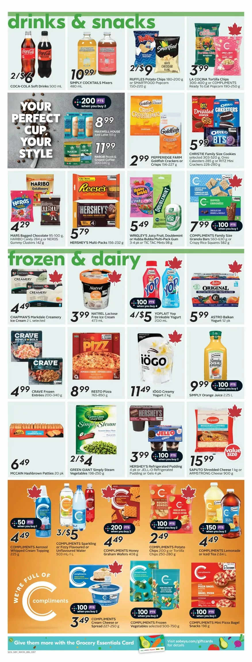 Sobeys Flyer July 9 - 15, 2026 - Image 1 July 2 - 8