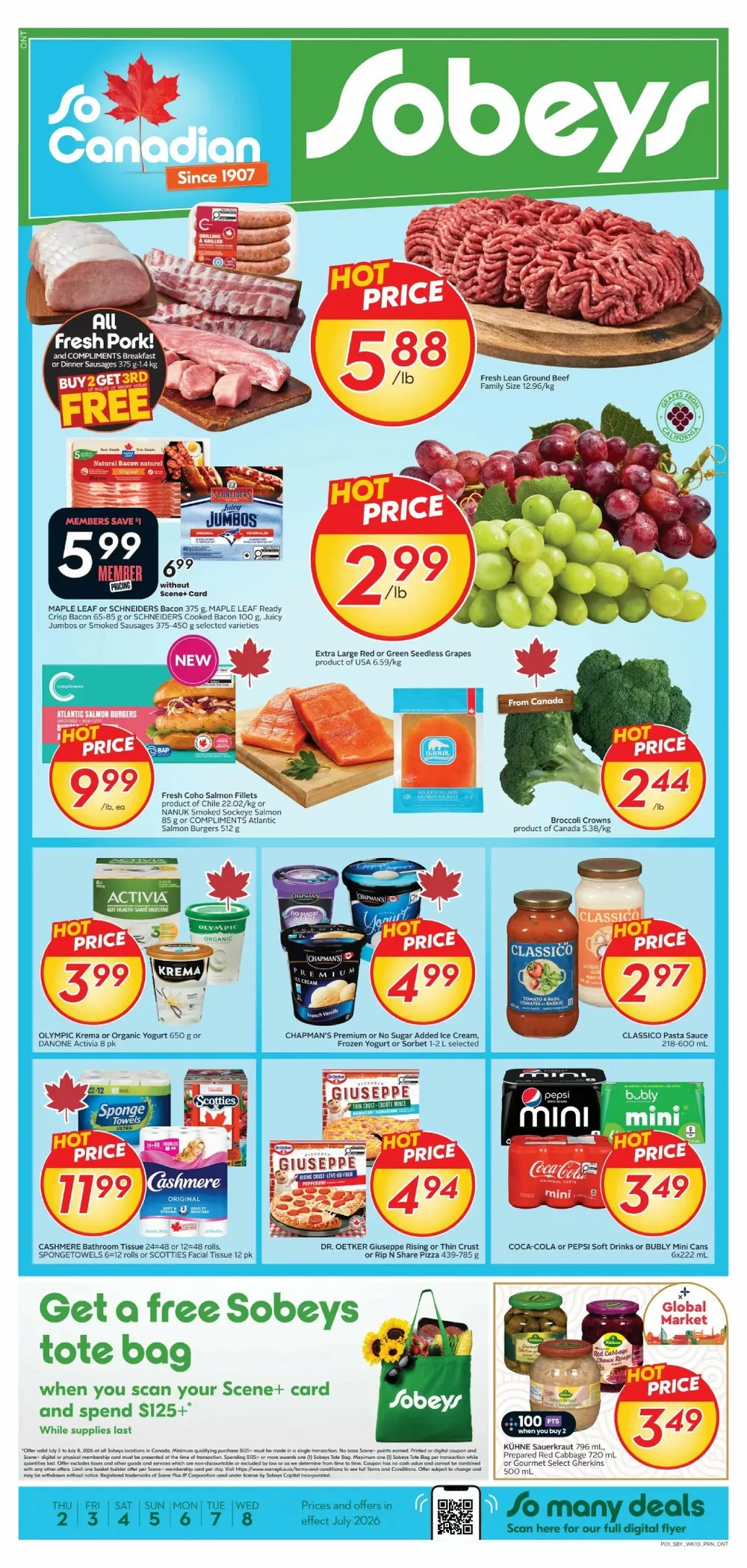 Sobeys Flyer July 9 - 15, 2026 - Image 1 July 2 - 8