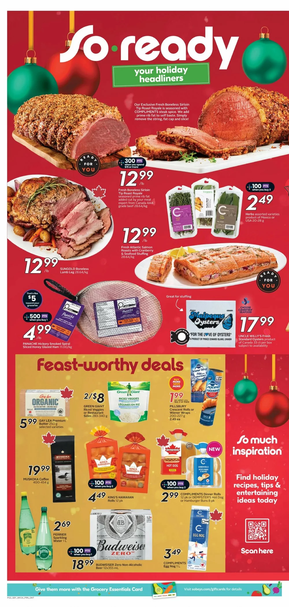 sobeys flyer ont december 18 24 5 91062993