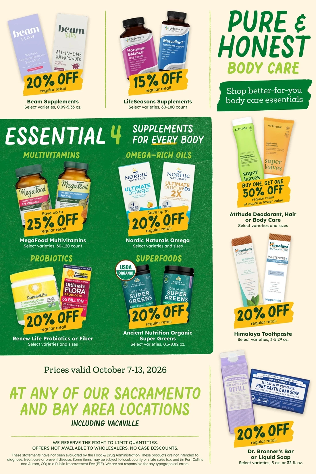 Oct 7 - 13