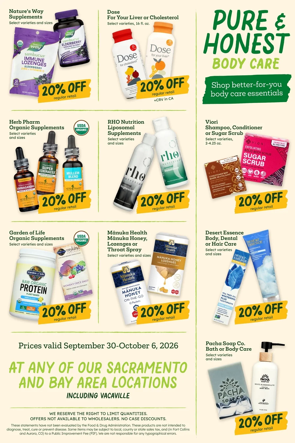 Sept. 30 - Oct. 6
