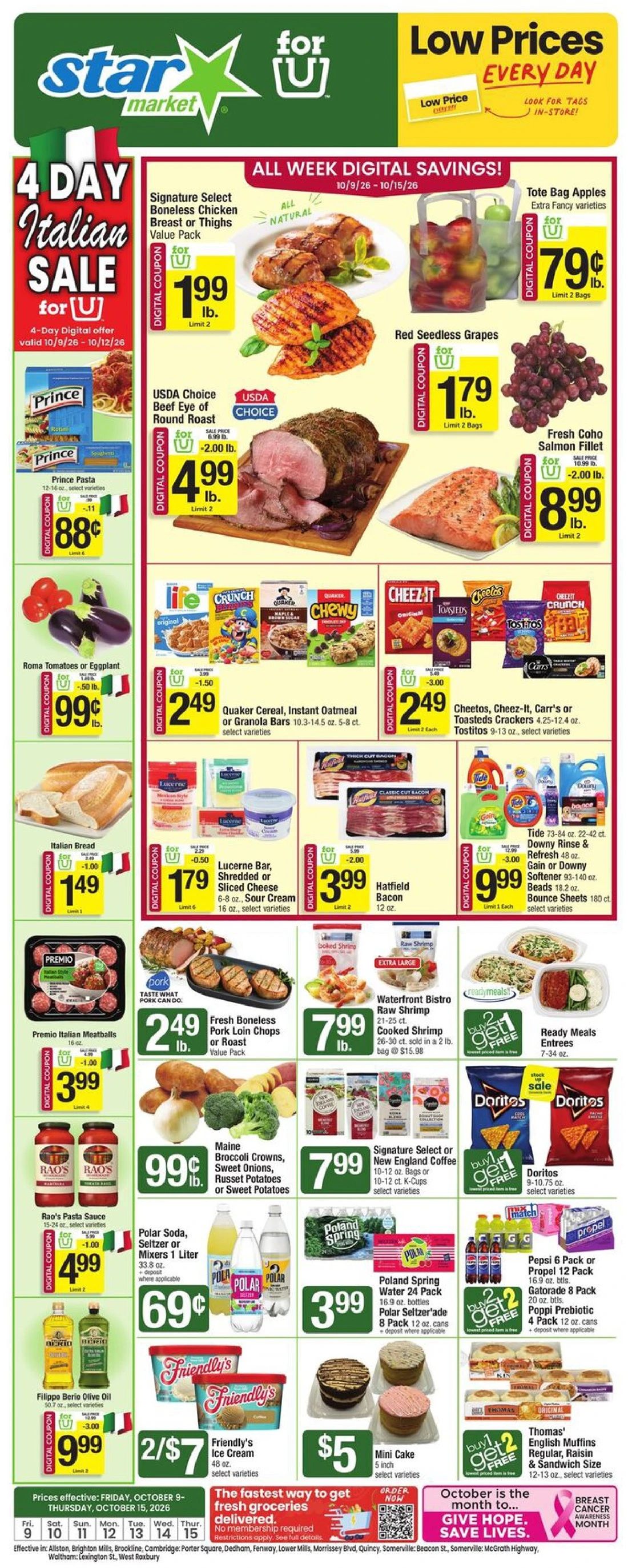 Star Market Weekly Ad (October 16 - 22, 2026) Preview - Image 1 Oct 9 - 15