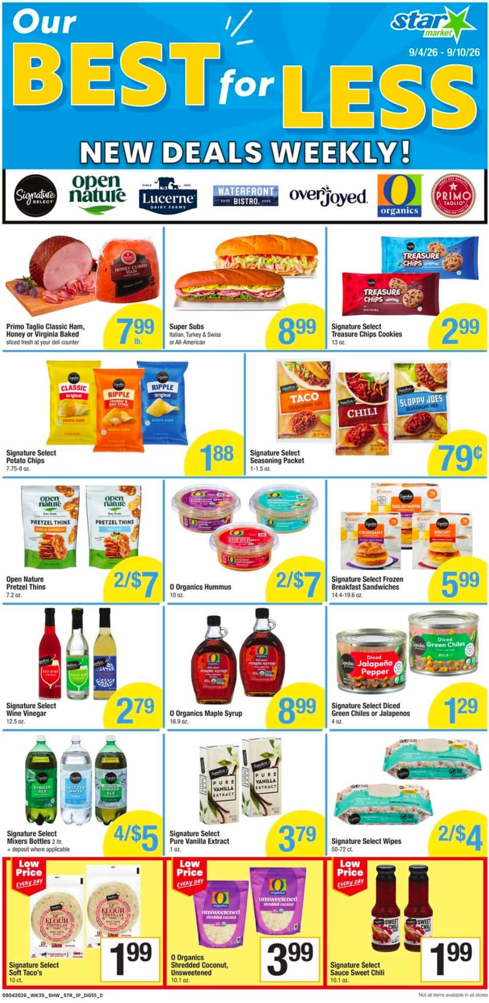 Star Market Weekly Ad September 4 - 10, 2026 - Image 1 September 4 - 10