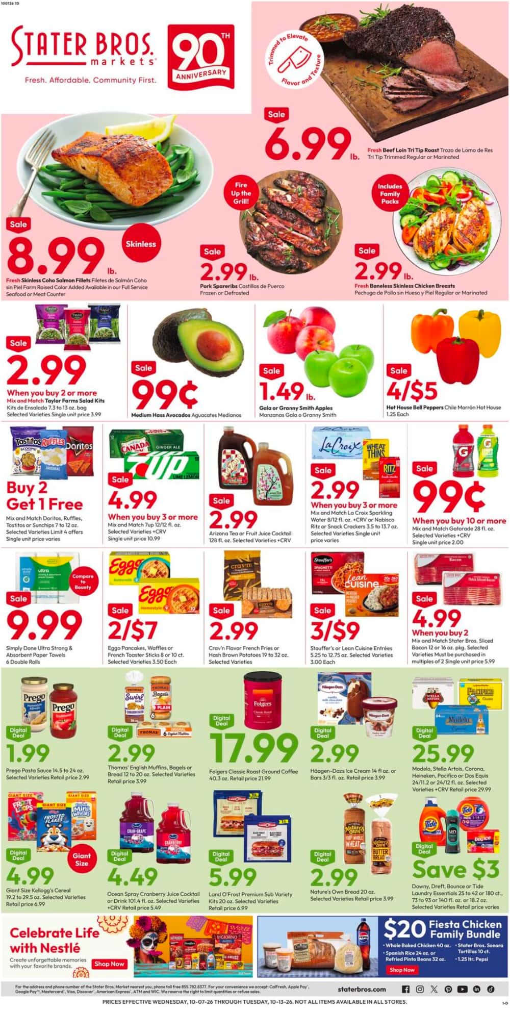 Stater Bros. Weekly Ad (October 14 - 20, 2026) Preview - Image 1 Oct 7 - 13