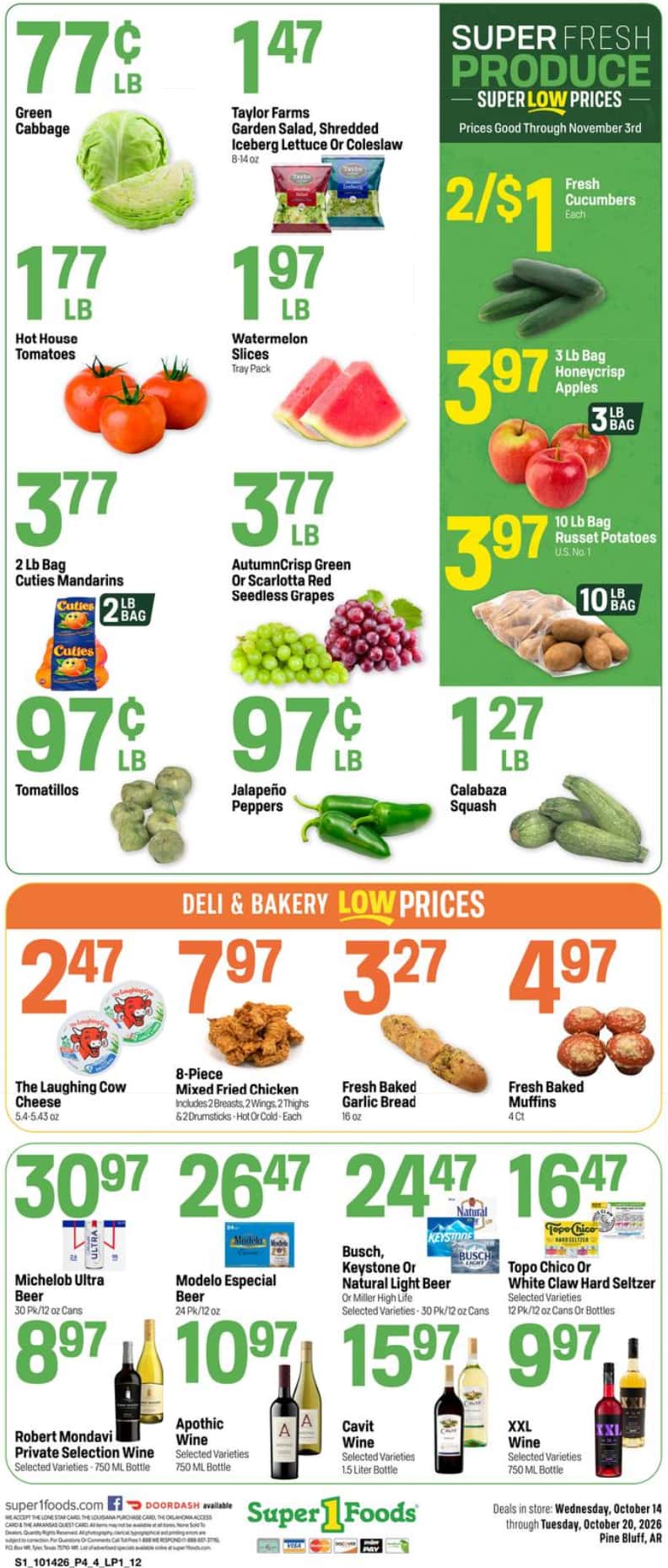Super 1 Foods Weekly Ad (October 14 - 20, 2026) - Image 2 Oct 14 - 20