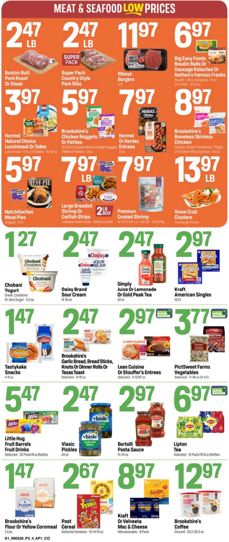Super 1 Foods Weekly Ad September 2 - 8, 2026 - Image 1 September 2 - 8