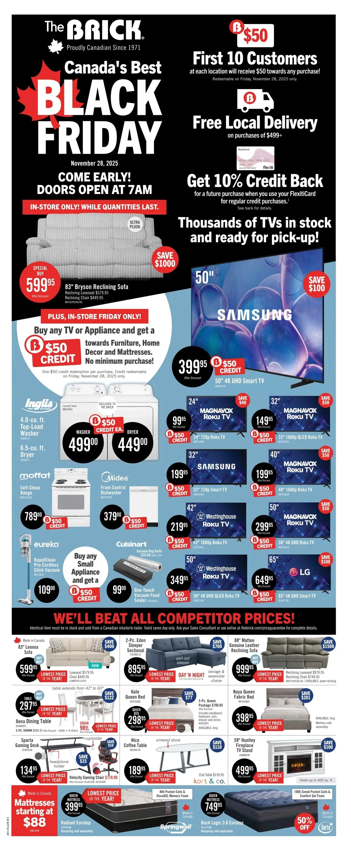 the brick black friday flyer november 28 to 30 1