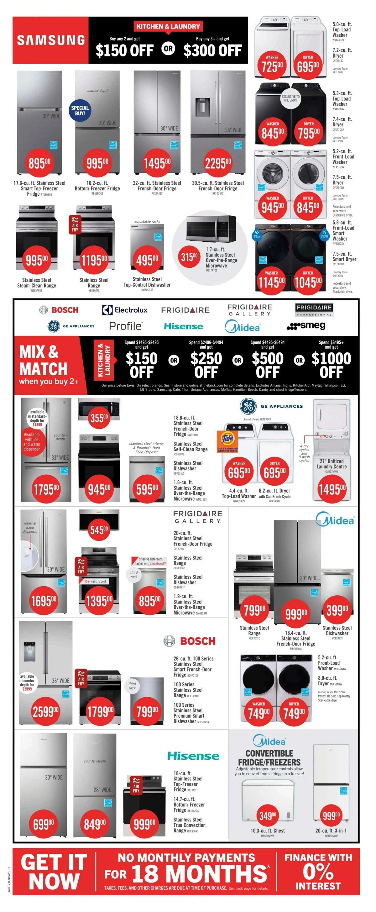 the brick black friday flyer november 28 to 30 16