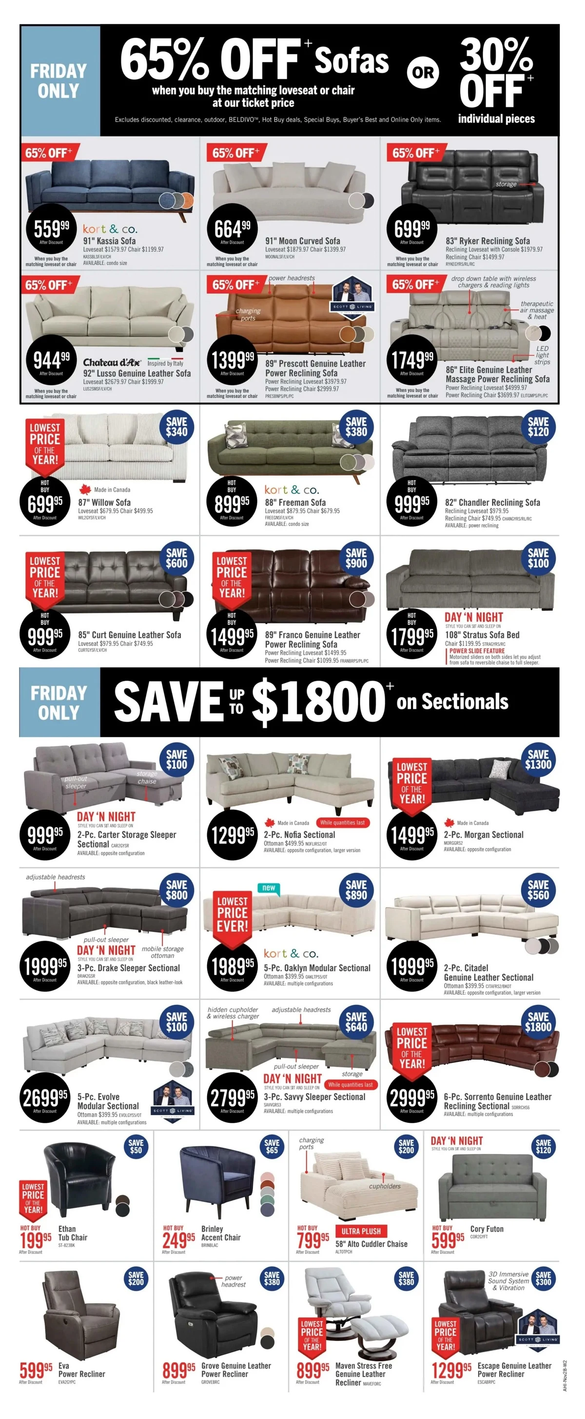 the brick black friday flyer november 28 to 30 2