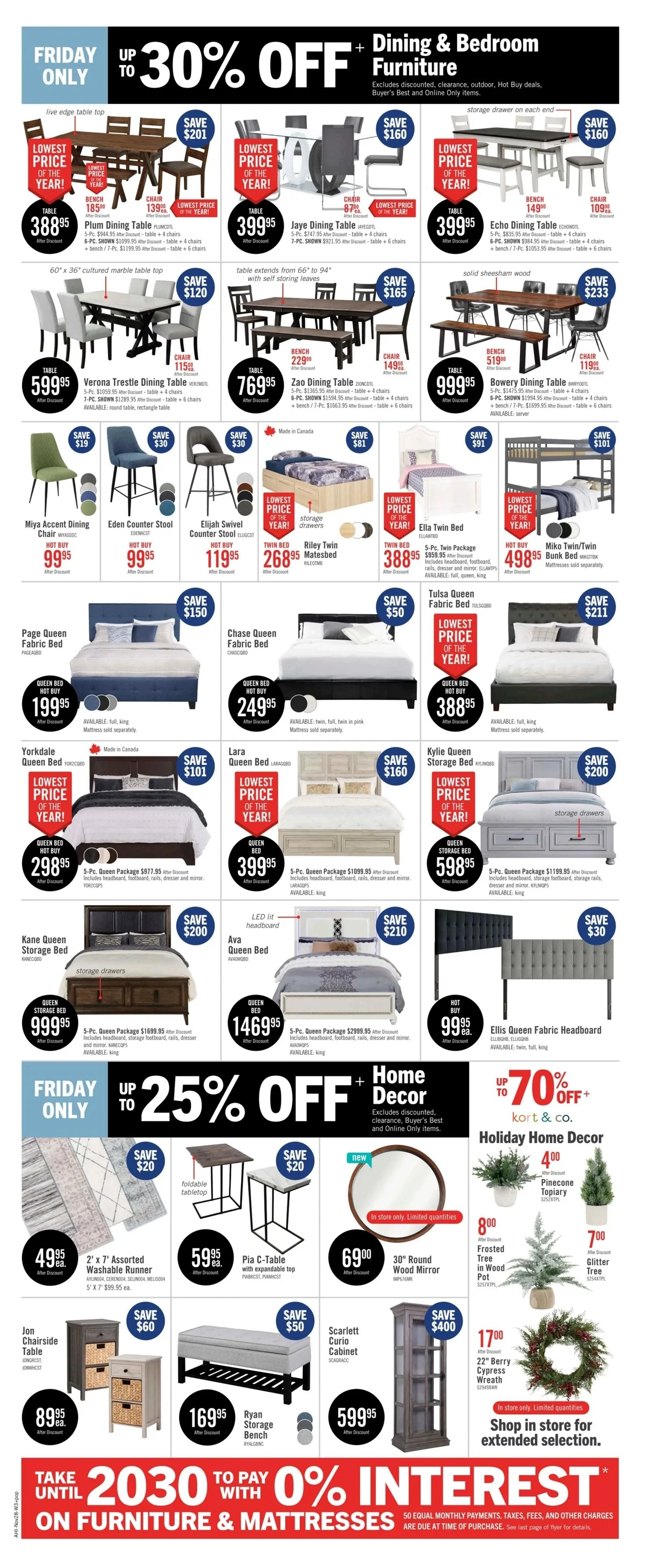 the brick black friday flyer november 28 to 30 3