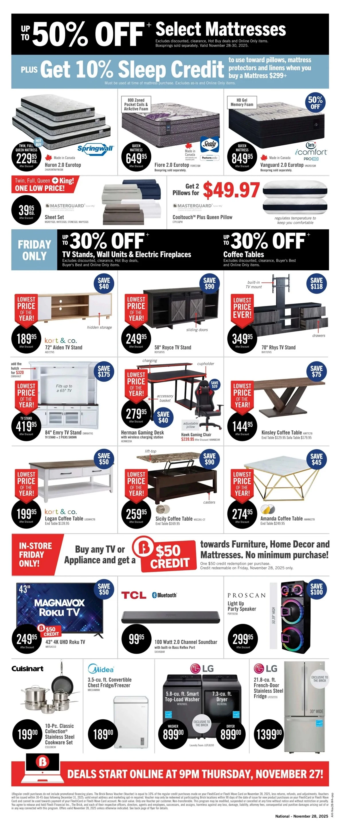 the brick black friday flyer november 28 to 30 4
