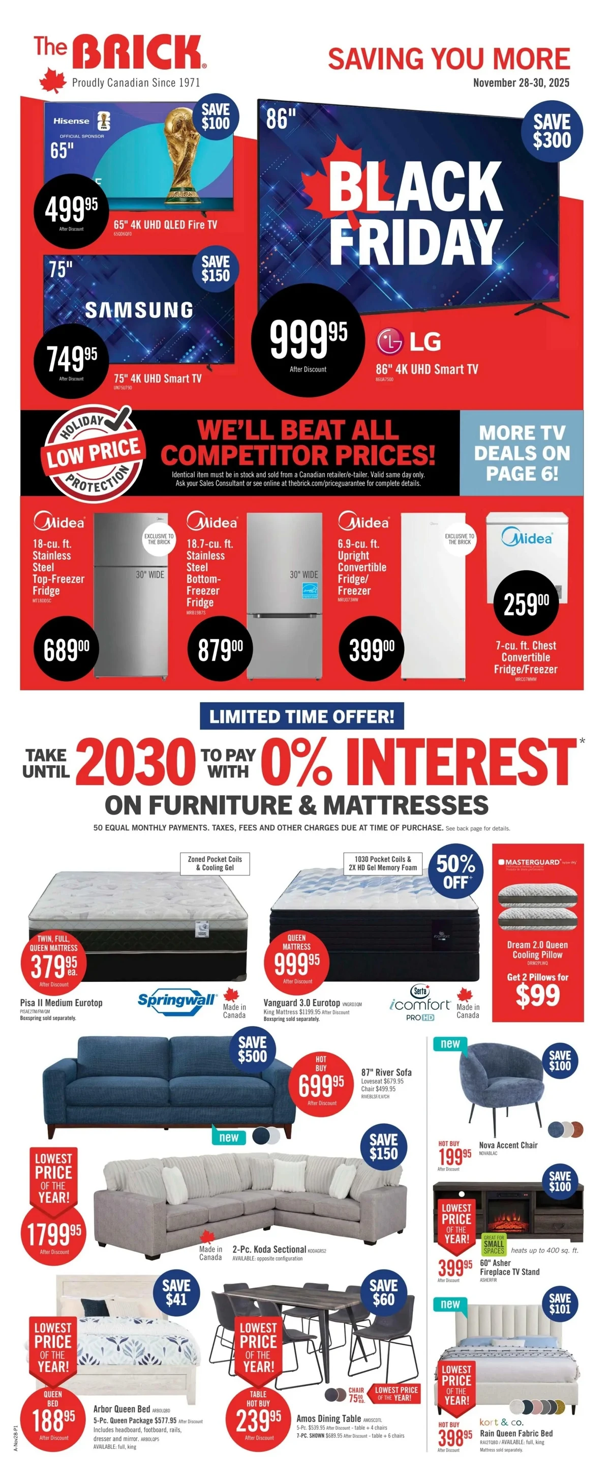 the brick black friday flyer november 28 to 30 5
