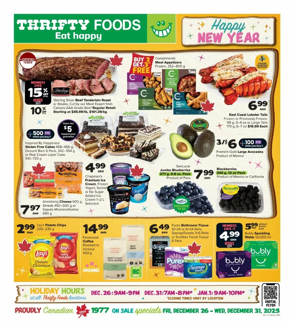 thrifty foods flyer december 25 31 3 09837217