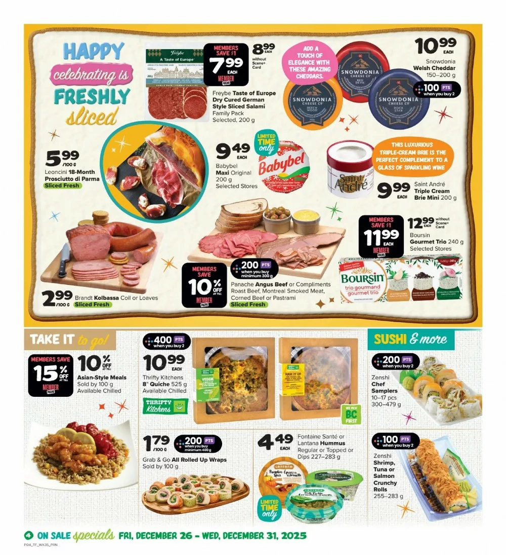 thrifty foods flyer december 25 31 7 28088405