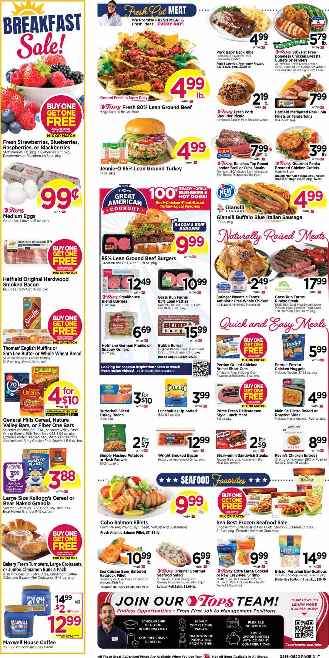 Tops Weekly Ad August 23 - 29, 2026 - Image 2 August 16 - 22