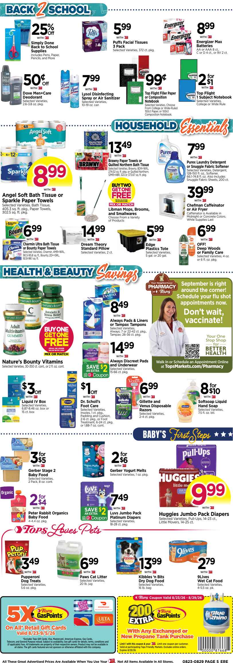 Tops Weekly Ad August 23 - 29, 2026 - Image 1 August 23 - 29
