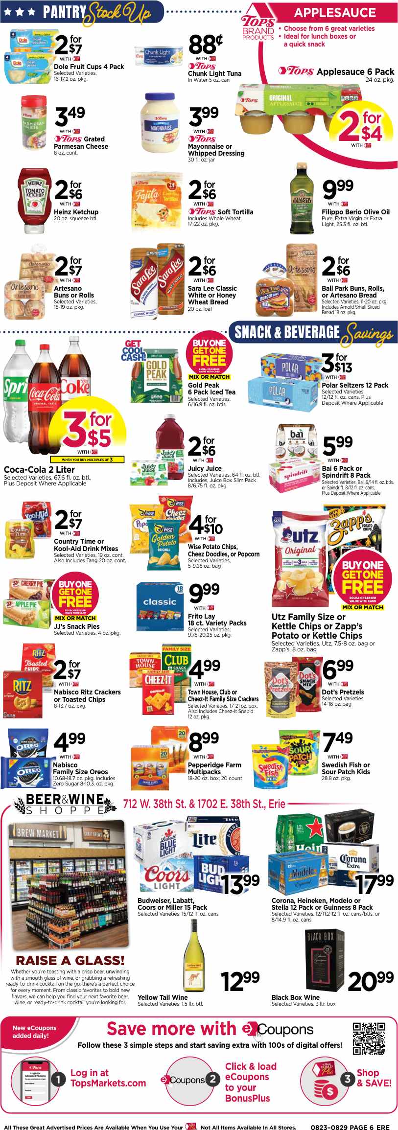 Tops Weekly Ad August 23 - 29, 2026 - Image 2 August 23 - 29