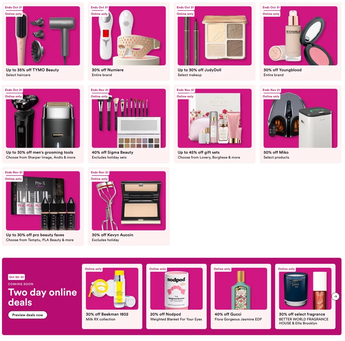 Ulta Beauty Black Friday Deals Ad 2026 - Image 2 Oct 26 - Nov 21 (Early Black Friday)