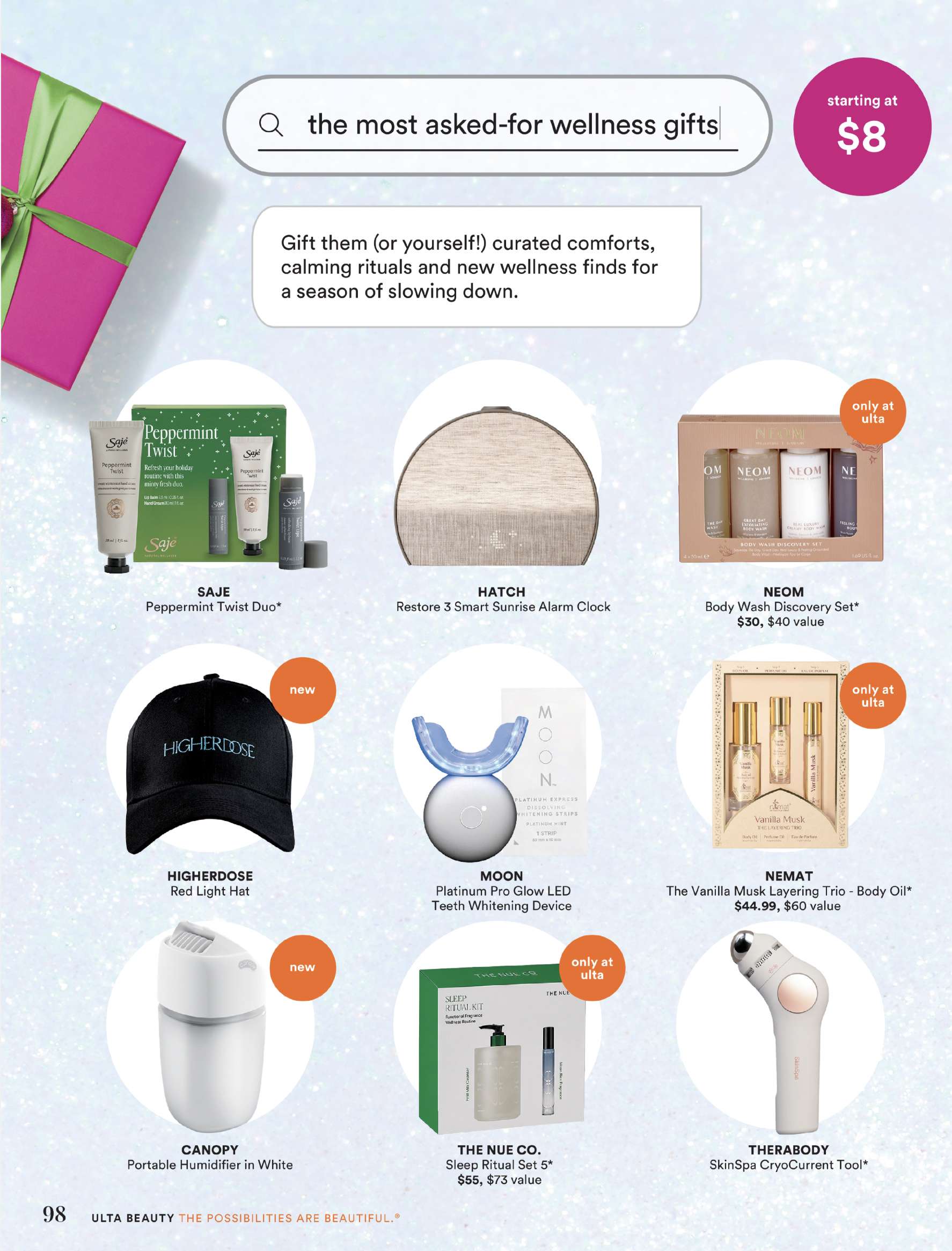 Oct 11 - Nov 21 (Holiday Gift)