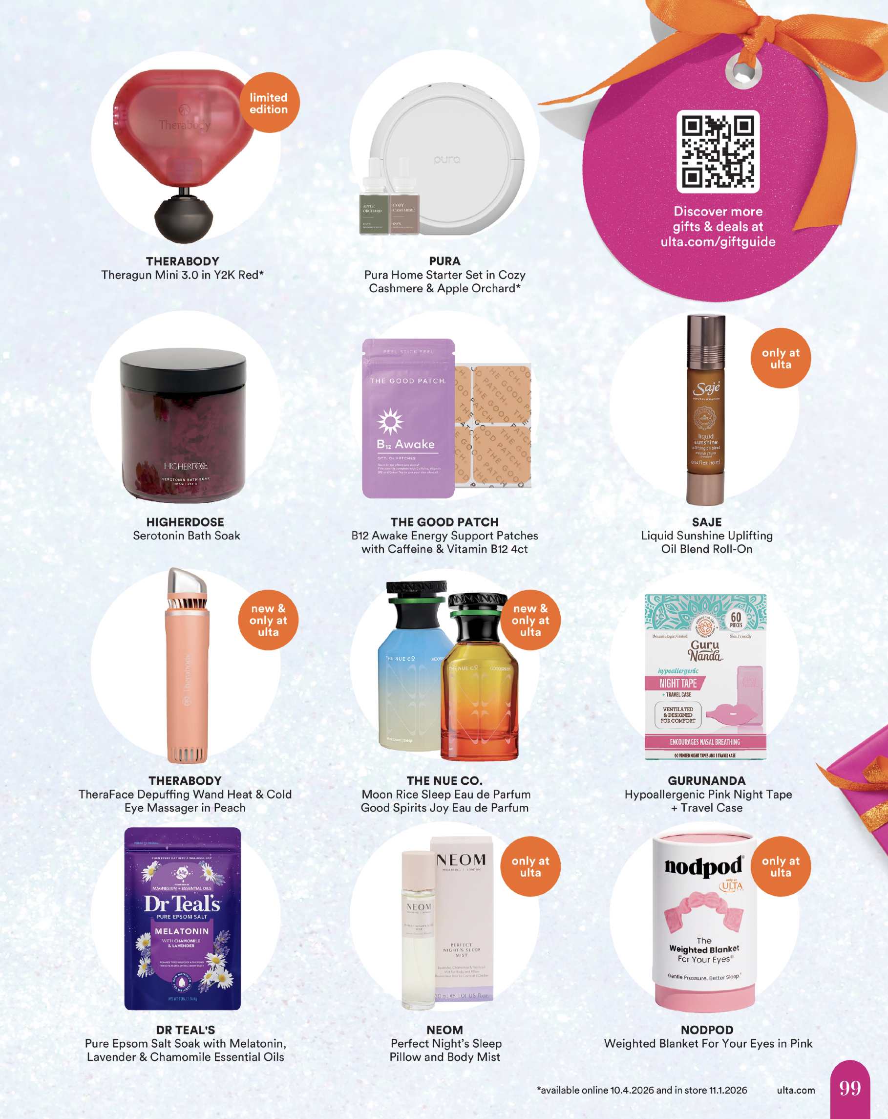 Oct 11 - Nov 21 (Holiday Gift)