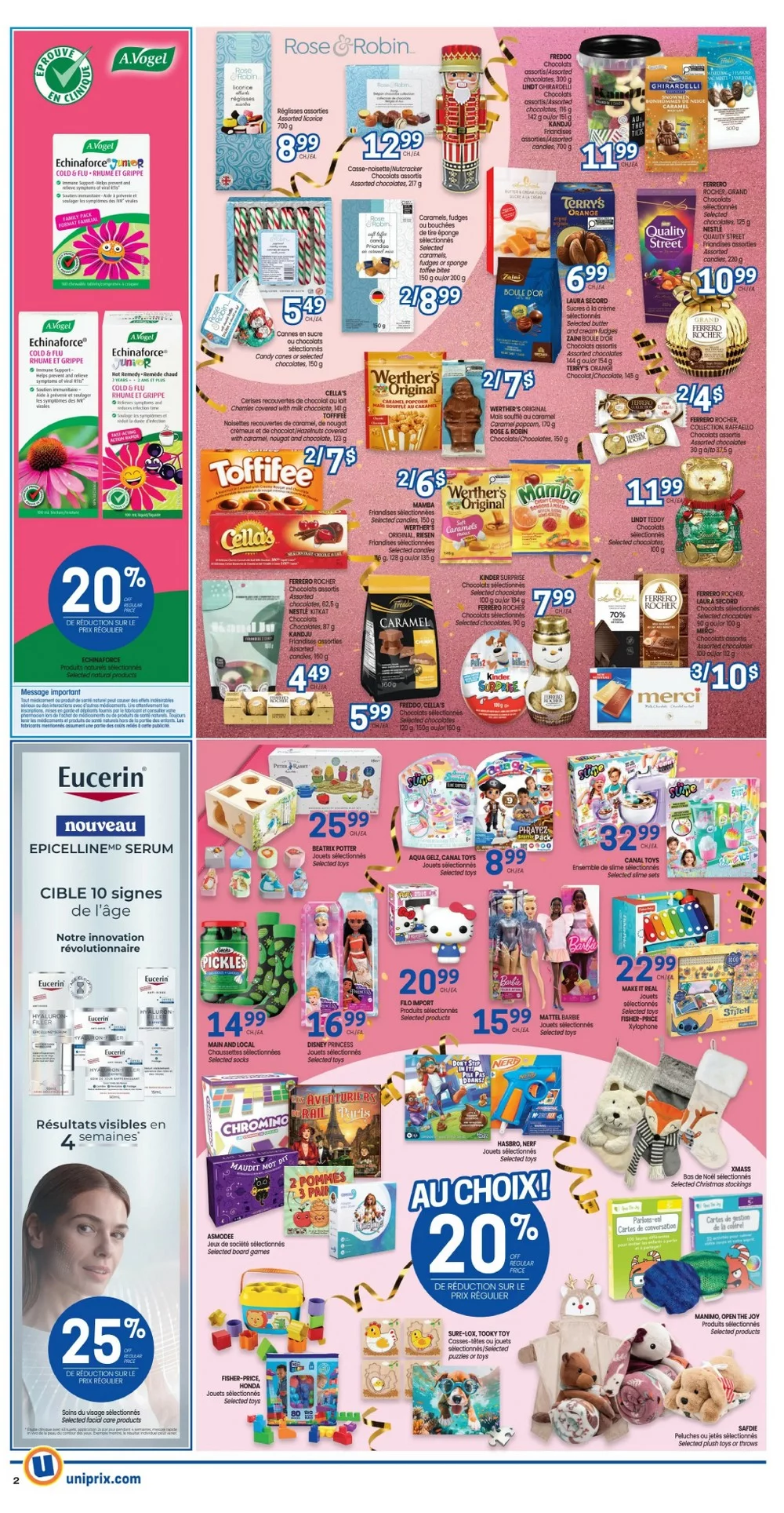 uniprix flyer december 18 24 circulaire 4 47395093