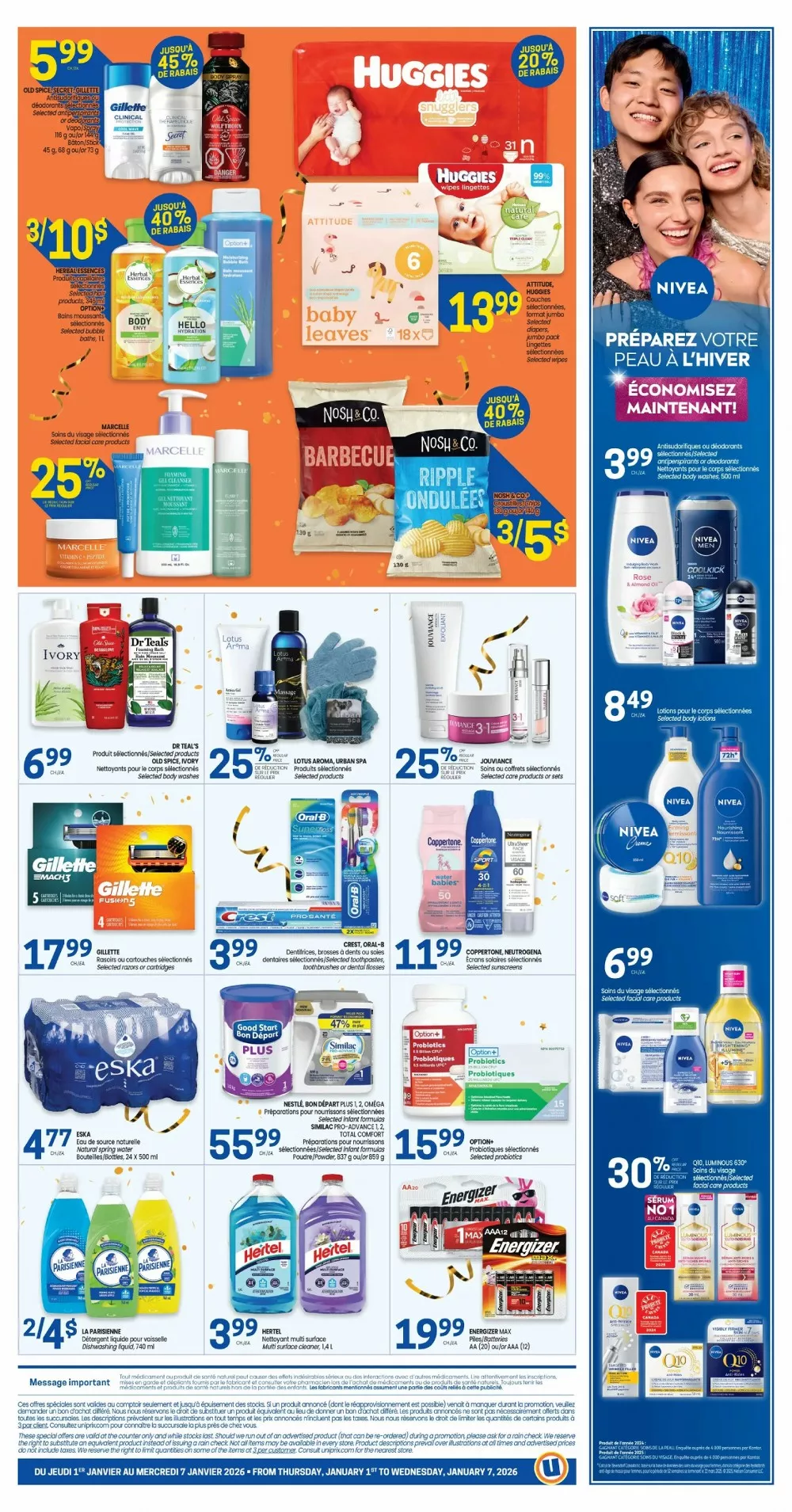 uniprix flyer january 1 7 2 18613584