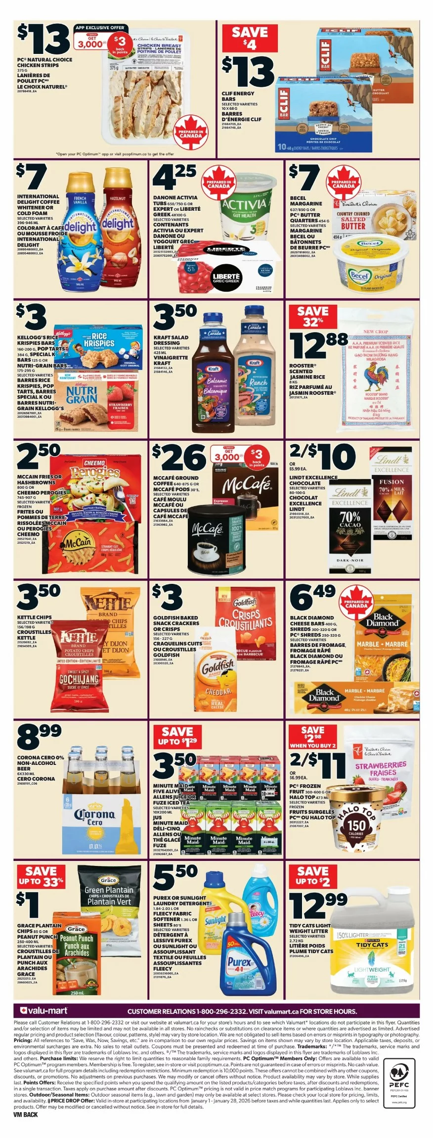 valu mart flyer january 1 7 4 84561794