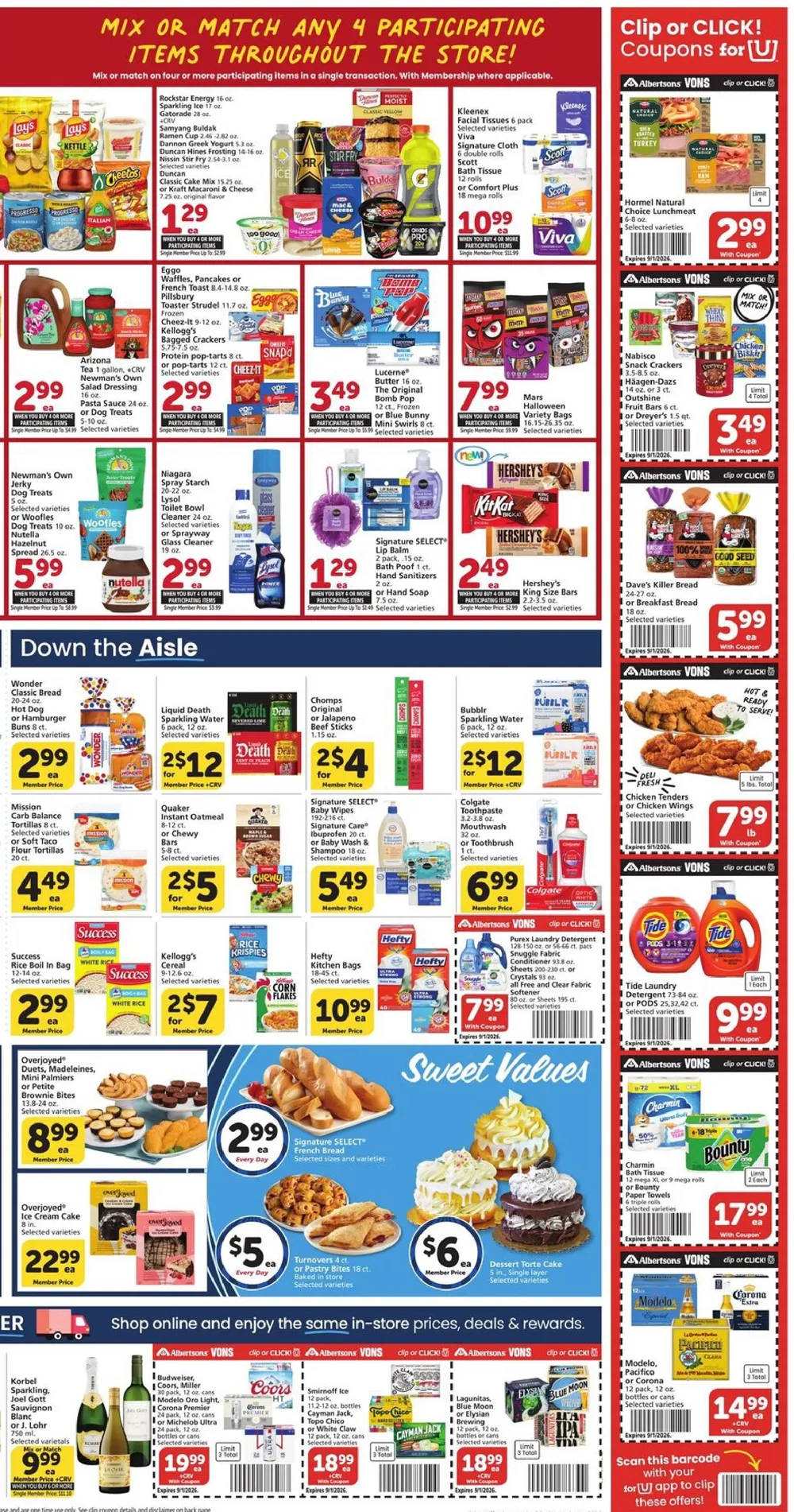 Vons Weekly Ad August 26 - September 1, 2026 - Image 2 August 26 - September 1