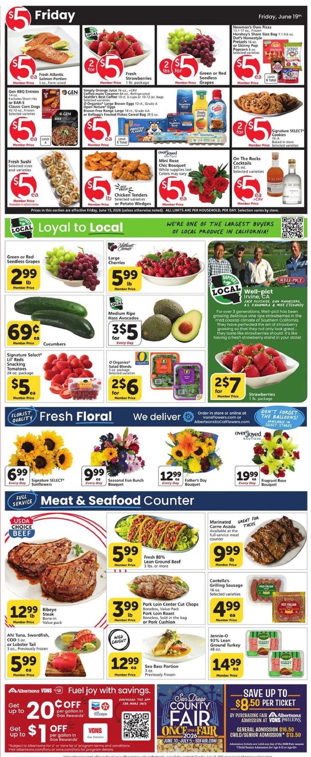 Vons Weekly Ad July 15 - 21, 2026 - Image 1 June 17 - 23