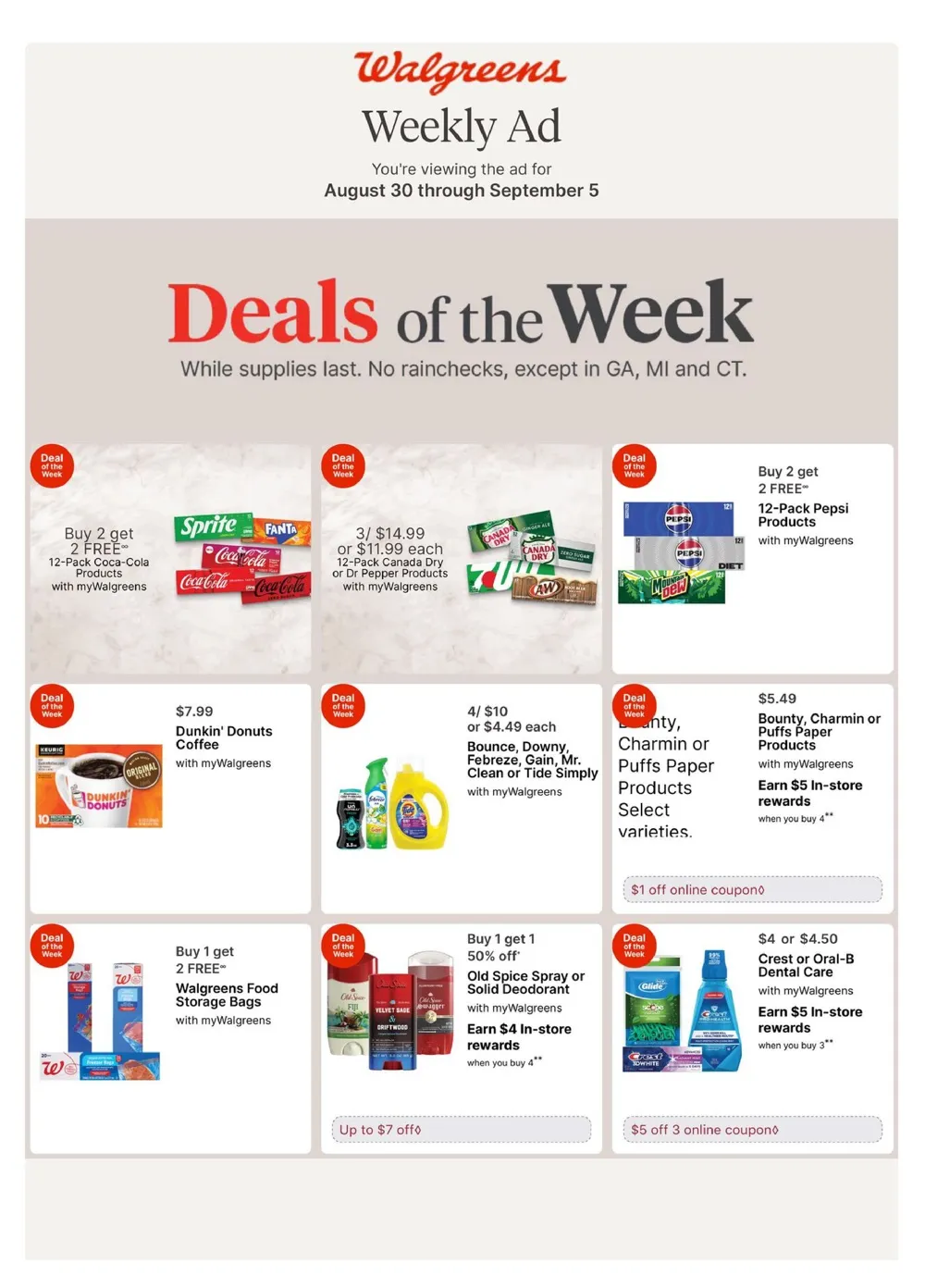 Walgreens Weekly Ad August 30 – September 5, 2026 - Image 1 August 30 – September 5