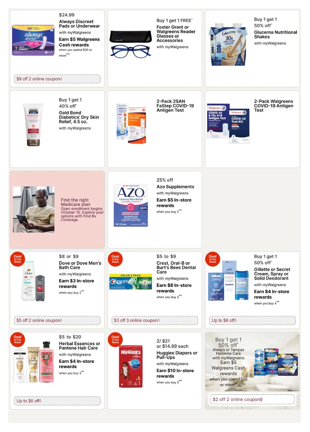Walgreens Weekly Ad (Oct 11 - 17, 2026) Sneak Peek - Image 2 October 4 - 10