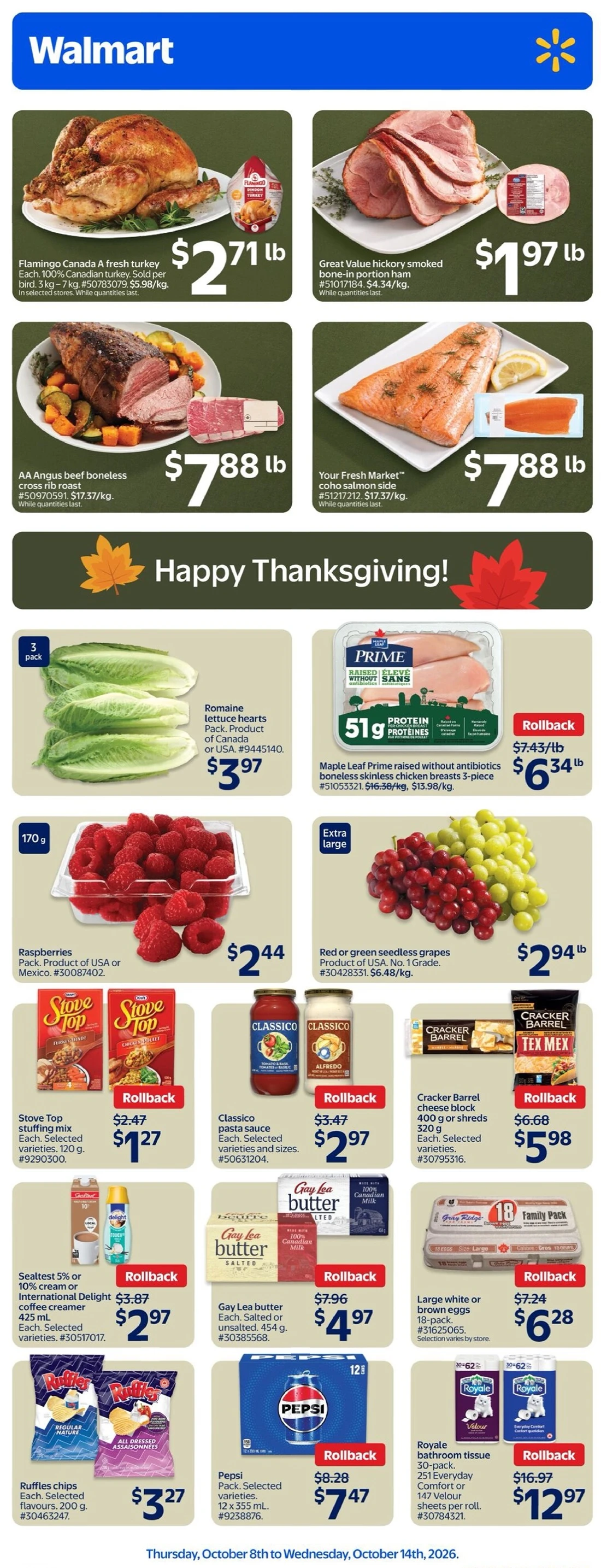 Walmart Upcoming Flyer (Oct 8 - 14, 2026) Sneak Peek - Image 1 October 8 - 14