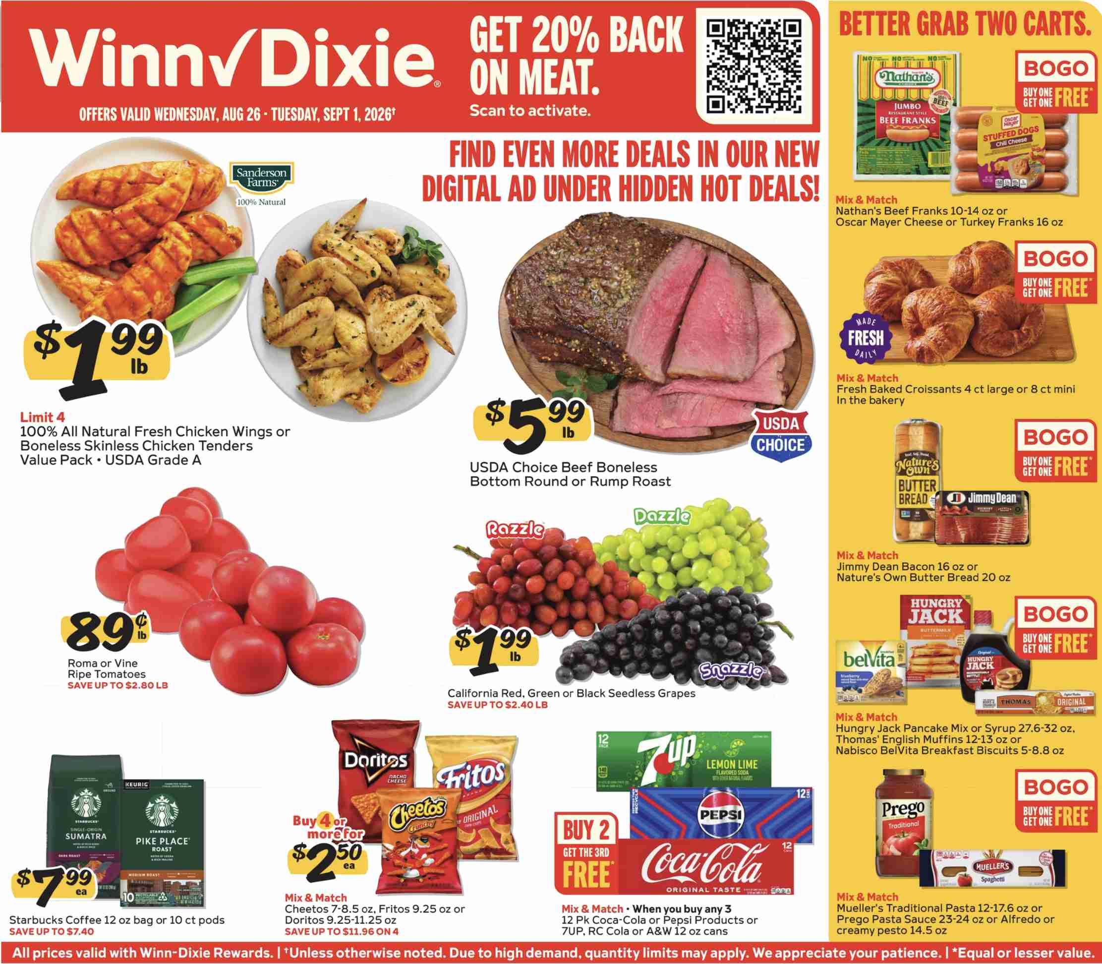 Winn Dixie Weekly Ad August 26 - September 1, 2026 - Image 1 August 26 – September 1