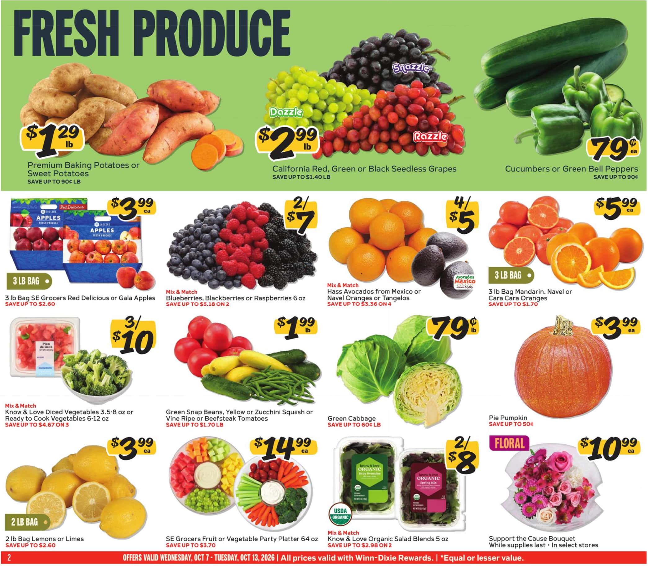 Winn Dixie Weekly Ad (October 14 - 20, 2026) Preview - Image 2 Oct 7 - 13