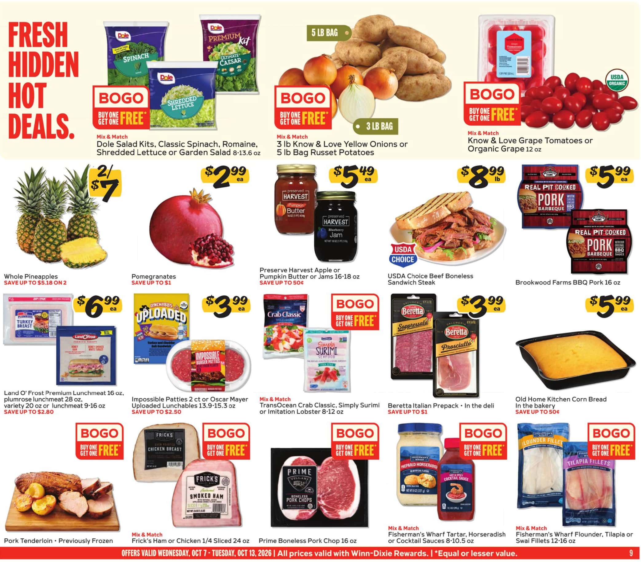 Winn Dixie Weekly Ad (October 14 - 20, 2026) Preview - Image 1 Oct 7 - 13
