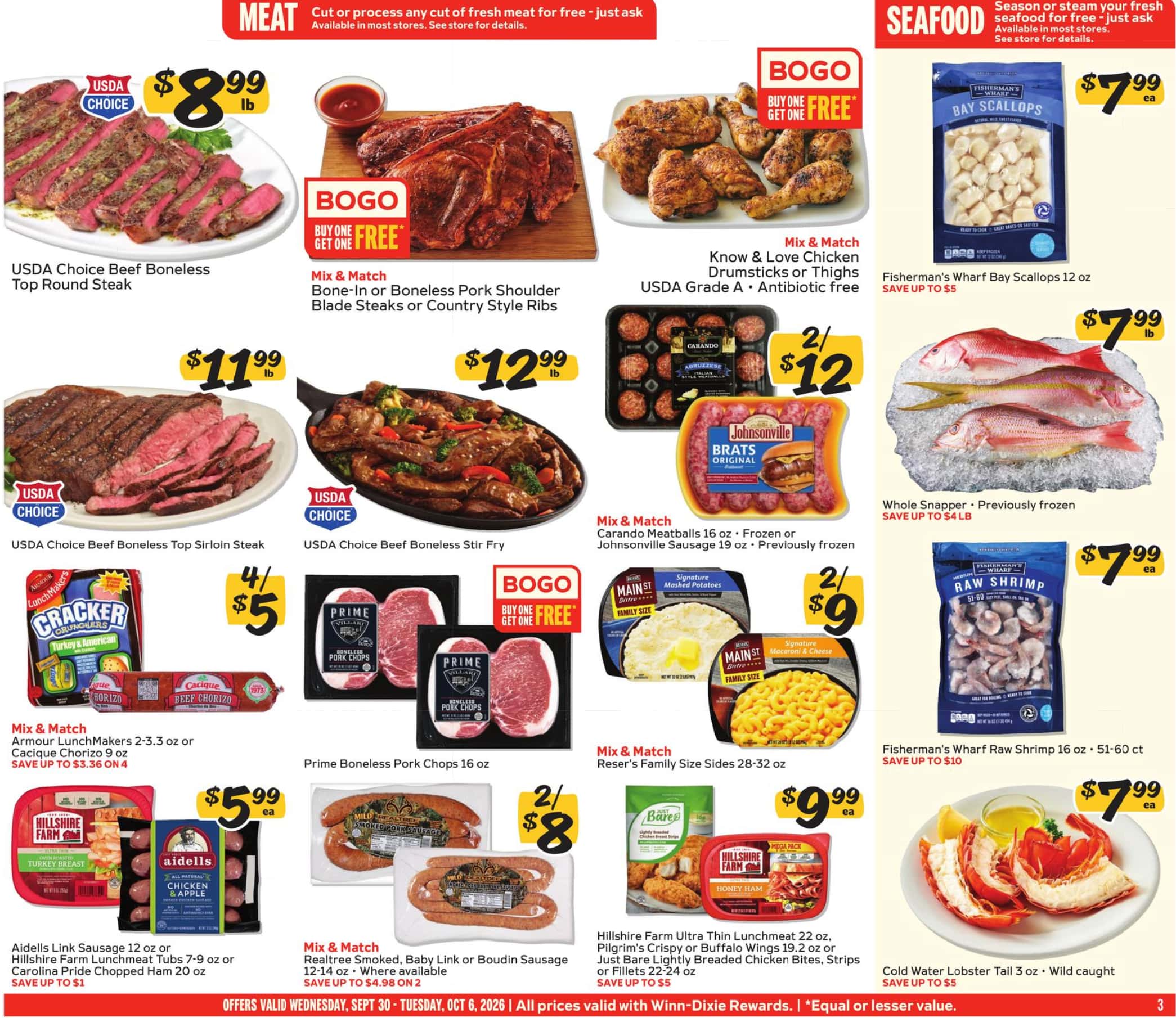 Winn Dixie Weekly Ad (October 14 - 20, 2026) Preview - Image 1 Sept. 30 - Oct. 6